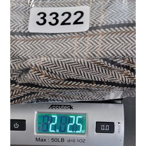 Paulo Solari Mens Gray Plaid Vest Suit Pants Set Modern Fit Size XL 36/30‎ - Picture 12 of 12